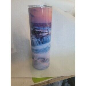20oz. Skinny Tumbler Waterfall Lake